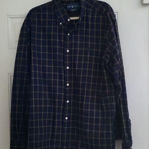 Long sleeve Ralph Lauren plaid shirt